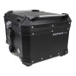 KUFER CENTRALNY ALUMINIOWY COOCASE 55L KEYLESS Z WYSUWANYM OPARCIEM CZARNY