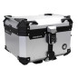 KUFER CENTRALNY ALUMINIOWY COOCASE 55L KEYLESS Z WYSUWANYM OPARCIEM SREBRNY KUFER CENTRALNY ALUMINIOWY COOCASE 55L KEYLESS Z WYSUWANYM OPARCIEM SREBRNY