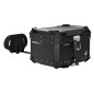 KUFER CENTRALNY ALUMINIOWY COOCASE 55L KEYLESS Z WYSUWANYM OPARCIEM CZARNY