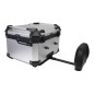 KUFER CENTRALNY ALUMINIOWY COOCASE 55L KEYLESS Z WYSUWANYM OPARCIEM SREBRNY KUFER CENTRALNY ALUMINIOWY COOCASE 55L KEYLESS Z WYSUWANYM OPARCIEM SREBRNY