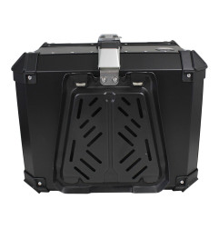KUFER CENTRALNY ALUMINIOWY COOCASE 55L KEYLESS Z WYSUWANYM OPARCIEM CZARNY