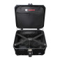 KUFER CENTRALNY ALUMINIOWY COOCASE 55L KEYLESS Z WYSUWANYM OPARCIEM CZARNY
