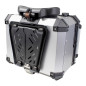KUFER CENTRALNY ALUMINIOWY COOCASE 55L KEYLESS Z WYSUWANYM OPARCIEM SREBRNY KUFER CENTRALNY ALUMINIOWY COOCASE 55L KEYLESS Z WYSUWANYM OPARCIEM SREBRNY