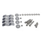 KUFER CENTRALNY ALUMINIOWY COOCASE 55L KEYLESS Z WYSUWANYM OPARCIEM SREBRNY KUFER CENTRALNY ALUMINIOWY COOCASE 55L KEYLESS Z WYSUWANYM OPARCIEM SREBRNY