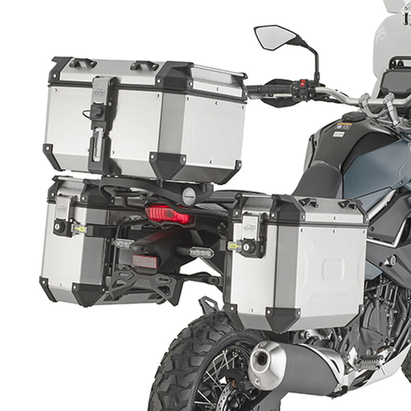 KAPPA 2026/06 STELAŻ KUFRÓW BOCZNYCH MONOKEY CAM SIDE KAWASAKI KLE 500 / SE '26-, - POD KUFRY KFR K'FORCE ORAZ KVG K'VOYAGER ALU