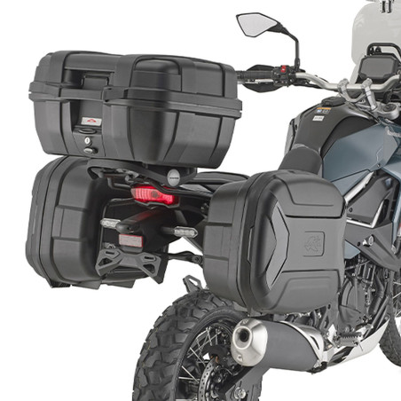 KAPPA 2026/06 STELAŻ KUFRÓW BOCZNYCH MONOKEY KAWASAKI KLE 500 / SE '26-, - RÓWNIEŻ POD KUFRY MONOKEY KMS K'MISSION ALU