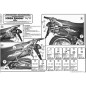 KAPPA STELAŻ KUFRÓW BOCZNYCH MONOKEY HONDA XL 600V TRANSALP `94-99 - RÓWNIEŻ POD KUFRY MONOKEY KMS K'MISSION ALU