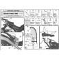 KAPPA STELAŻ KUFRA CENTRALNEGO SUZUKI SV 650 / S '03-'08 SV 1000 '03-'07 ( BEZ PŁYTY )