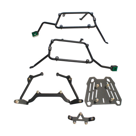 ZESTAW STELAŻY KUFER CENTRALNY + BOCZNE COOCASE BMW F800GS/F850GS 2010-2021 KUFRY BOCZNE SYMETRYCZNE