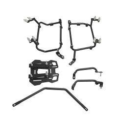 ZESTAW STELAŻY KUFER CENTRALNY + BOCZNE COOCASE SUZUKI V-STROM 1050/1050 XT 2020-2021 PRAWY KUFER ASYMETRYCZNY