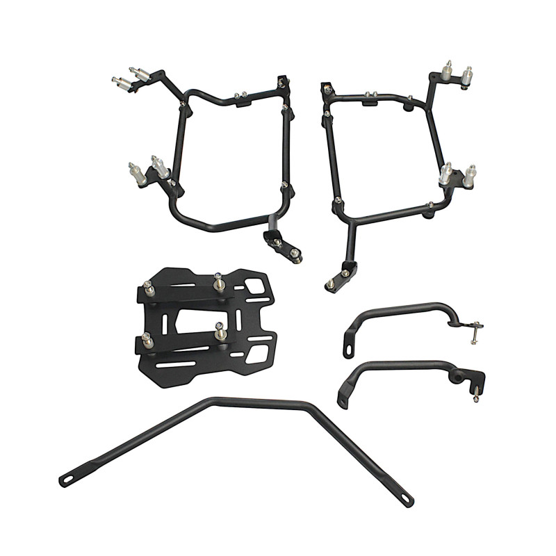 ZESTAW STELAŻY KUFER CENTRALNY + BOCZNE COOCASE SUZUKI V-STROM 1050/1050 XT 2020-2021 PRAWY KUFER ASYMETRYCZNY