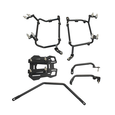 ZESTAW STELAŻY KUFER CENTRALNY + BOCZNE COOCASE SUZUKI V-STROM 1050/1050 XT 2020-2021 PRAWY KUFER ASYMETRYCZNY
