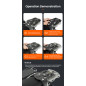 LOBOO Uchwyt kufra centralnego (wersja regulowana) KTM390ADV (2021-) LOBOO Uchwyt kufra centralnego (wersja regulowana) KTM390ADV (2021-)