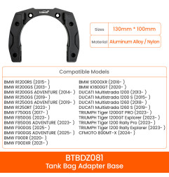 LOBOO Magnetyczny uchwyt do Tank Bag Easy, do BMW, DUCATI, TRIUMPH, CFMOTO