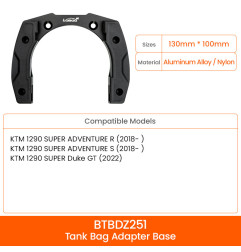 LOBOO Magnetyczny uchwyt do Tank Bag Easy, do KTM 1290