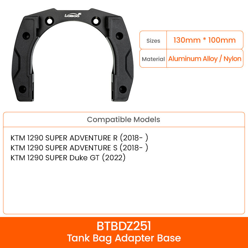 LOBOO Magnetyczny uchwyt do Tank Bag Easy, do KTM 1290 LOBOO Magnetyczny uchwyt do Tank Bag Easy, do KTM 1290