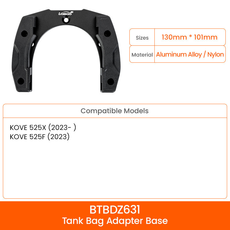LOBOO Magnetyczny uchwyt do Tank Bag Easy, do KOVE 525X(2023-), KOVE 525F(2023) LOBOO Magnetyczny uchwyt do Tank Bag Easy, do KOVE 525X(2023-), KOVE 525F(2023)