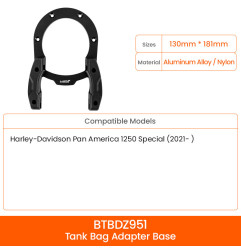 LOBOO Magnetyczny uchwyt do Tank Bag Easy, do Harley-Davidson Pan America 1250 Special(2021-)