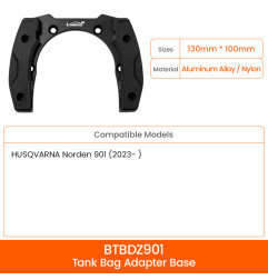 LOBOO Magnetyczny uchwyt do Tank Bag Easy, do HUSQVARNA Norden 901(2023-)