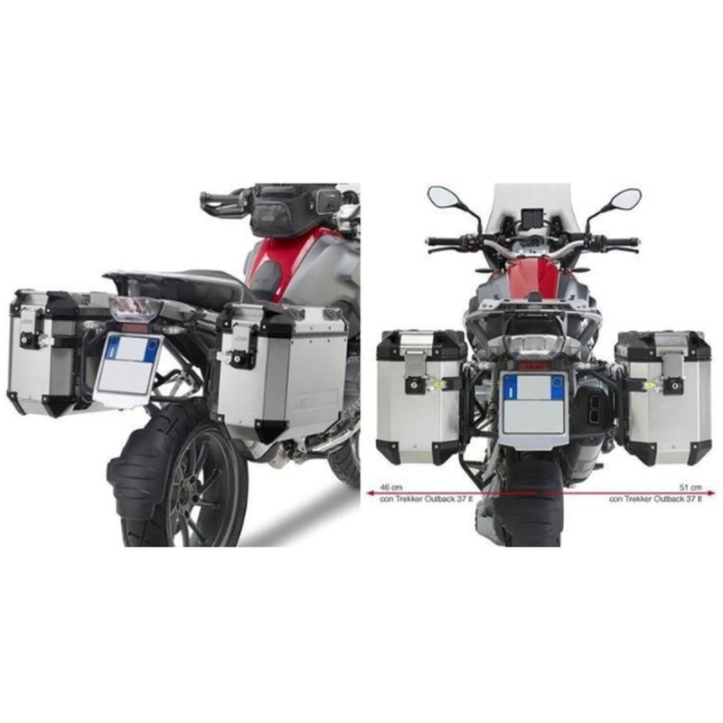 Kappa stelaż kufrów bocznych Monokey Cam Side BMW R 1200 GS / R 1250 GS / R 1250 GS Adventure