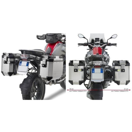 Kappa stelaż kufrów bocznych Monokey Cam Side BMW R 1200 GS / R 1250 GS / R 1250 GS Adventure