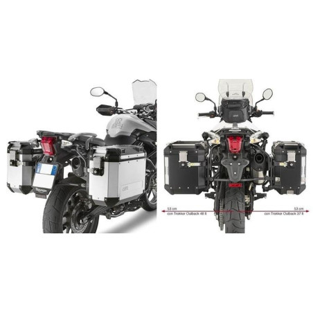 Kappa stelaż kufrów bocznych Monokey Cam Side Triumph Tiger 800/800 XC/800 XR 2011-2017
