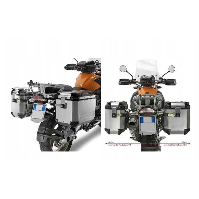 Stelaż kufrów bocznych Kappa Monokey Cam Side BMW R 1200 GS / GS Adventure 2004-2013