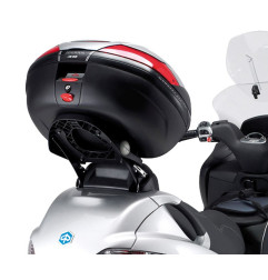 KAPPA Stelaż kufra centralnego uchylny Piaggio MP3 125/250/300/400 06-14 z płytą Monokey