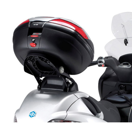 KAPPA Stelaż kufra centralnego uchylny Piaggio MP3 125/250/300/400 06-14 z płytą Monokey