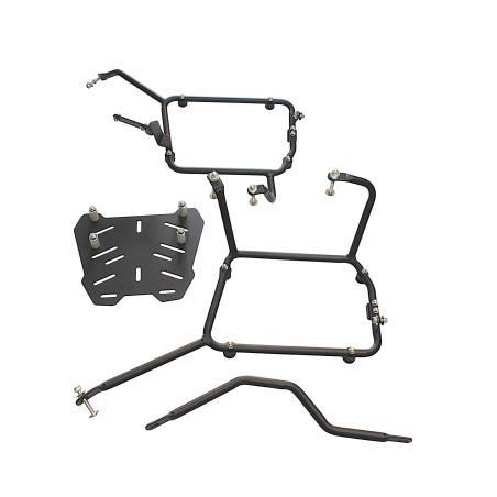 ZESTAW STELAŻY KUFER CENTRALNY + BOCZNE COOCASE TRIUMPH TIGER 800 2011-2017 KUFRY BOCZNE SYMETRYCZNE