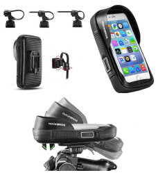 Sakwa, uchwyt rowerowy na telefon torba na kierownicę Rockbros B17-3-6