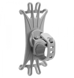 Rowerowy uchwyt na telefon gumowy ROCKBROS (LF436GR) szary