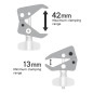 Uniwersalny zacisk do montażu uchwytu Clamp Mount (13-42mm) Outplorer CM10