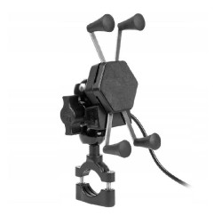 Uchwyt motocyklowy na telefon USB ROXAR