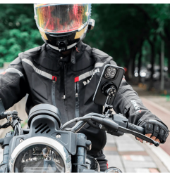 QUICK LAUNCH uchwyt na telefon z amortyzacją i ramieniem na klamkę sprzęgła motocyklowego Outplorer QM06