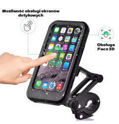 Uniwersalny, rowerowy uchwyt na telefon, wodoodporny