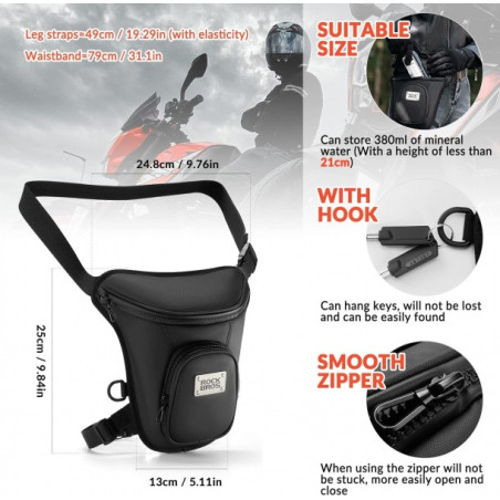Sakwa, torba motocyklowa na udo ROCKBROS (30170011001) MTB001