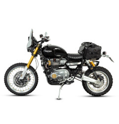 LOBOO Torba motocyklowa TPU VINTAGE 40L czarna