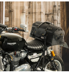 LOBOO Torba motocyklowa TPU VINTAGE 40L czarna