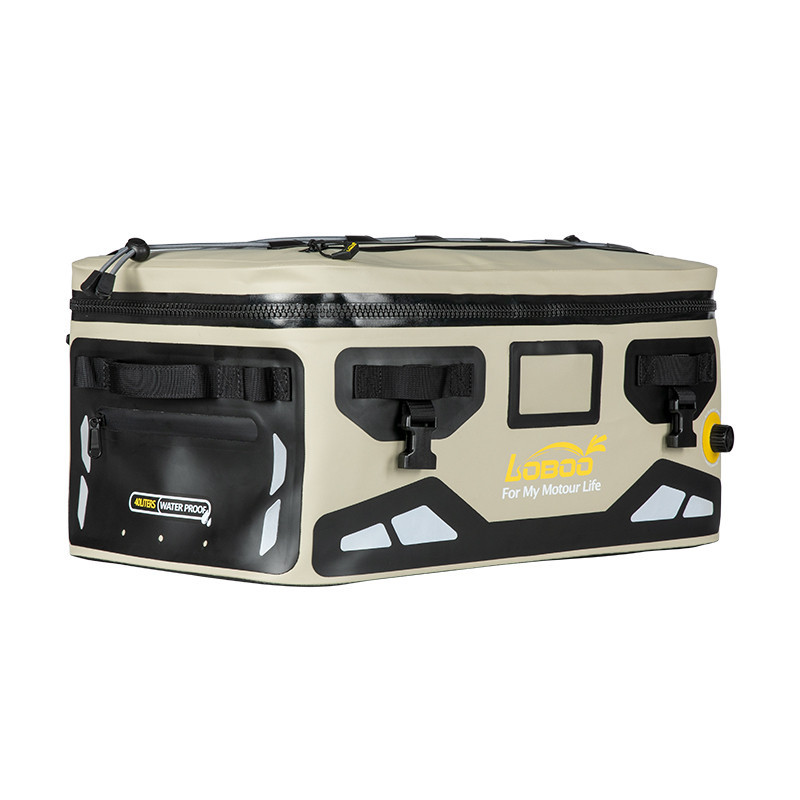 LOBOO Torba motocyklowa TPU czarna 40L (z hermetycznym zamkiem błyskawicznym) LOBOO Torba motocyklowa TPU czarna 40L (z hermetycznym zamkiem błyskawicznym)