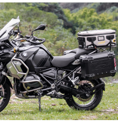 LOBOO Torba motocyklowa TPU czarna 40L (z hermetycznym zamkiem błyskawicznym)