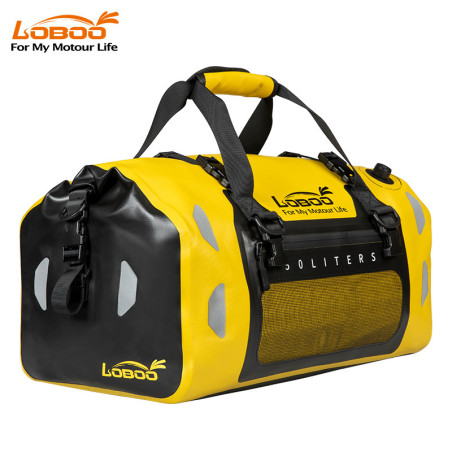 LOBOO Torba motocyklowa TPU żółta 50L