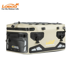 LOBOO Torba motocyklowa TPU czarna 40L (z hermetycznym zamkiem błyskawicznym)