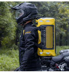 LOBOO Torba motocyklowa TPU żółta 50L