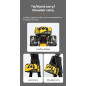 LOBOO Torba motocyklowa PVC żółta 40L (z kieszenią separacyjną na mokre rzeczy) LOBOO Torba motocyklowa PVC żółta 40L (z kieszenią separacyjną na mokre rzeczy)