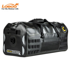 LOBOO Torba motocyklowa TPU 56L czarna (z hermetycznym zamkiem błyskawicznym)
