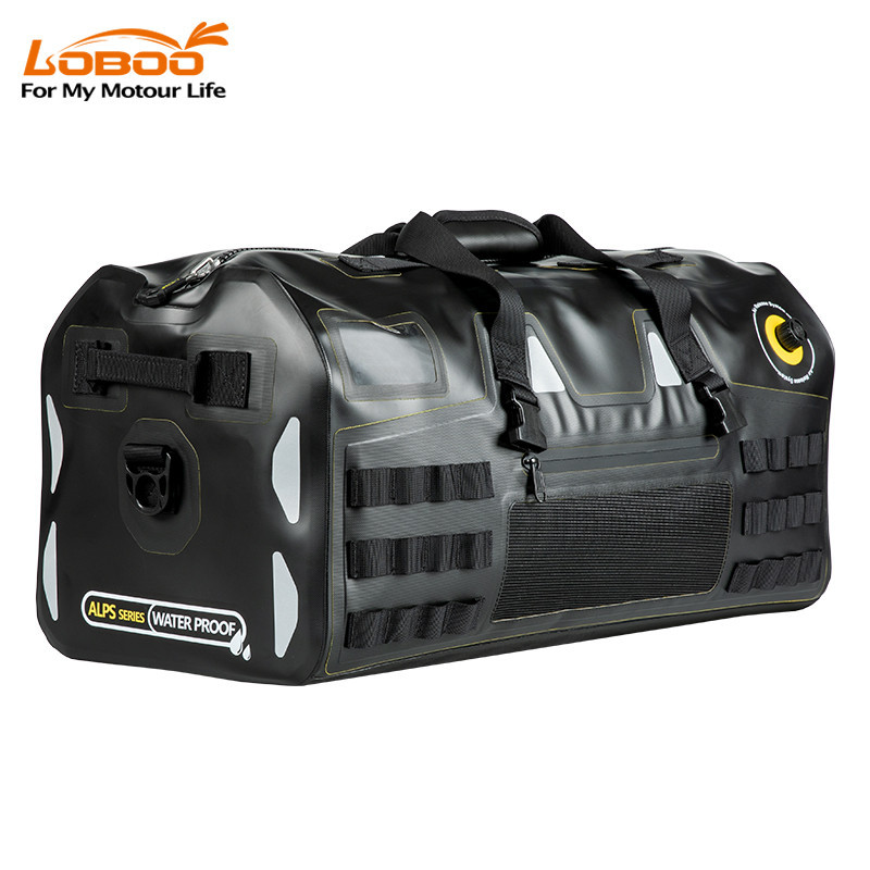 LOBOO Torba motocyklowa TPU 56L czarna (z hermetycznym zamkiem błyskawicznym) LOBOO Torba motocyklowa TPU 56L czarna (z hermetycznym zamkiem błyskawicznym)