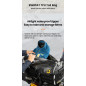 LOBOO Torba motocyklowa TPU 56L czarna (z hermetycznym zamkiem błyskawicznym) LOBOO Torba motocyklowa TPU 56L czarna (z hermetycznym zamkiem błyskawicznym)