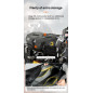 LOBOO Torba motocyklowa TPU 56L czarna (z hermetycznym zamkiem błyskawicznym) LOBOO Torba motocyklowa TPU 56L czarna (z hermetycznym zamkiem błyskawicznym)