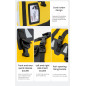 LOBOO Torba motocyklowa PVC żółta 66L (z kieszenią separacyjną na mokre rzeczy) LOBOO Torba motocyklowa PVC żółta 66L (z kieszenią separacyjną na mokre rzeczy)